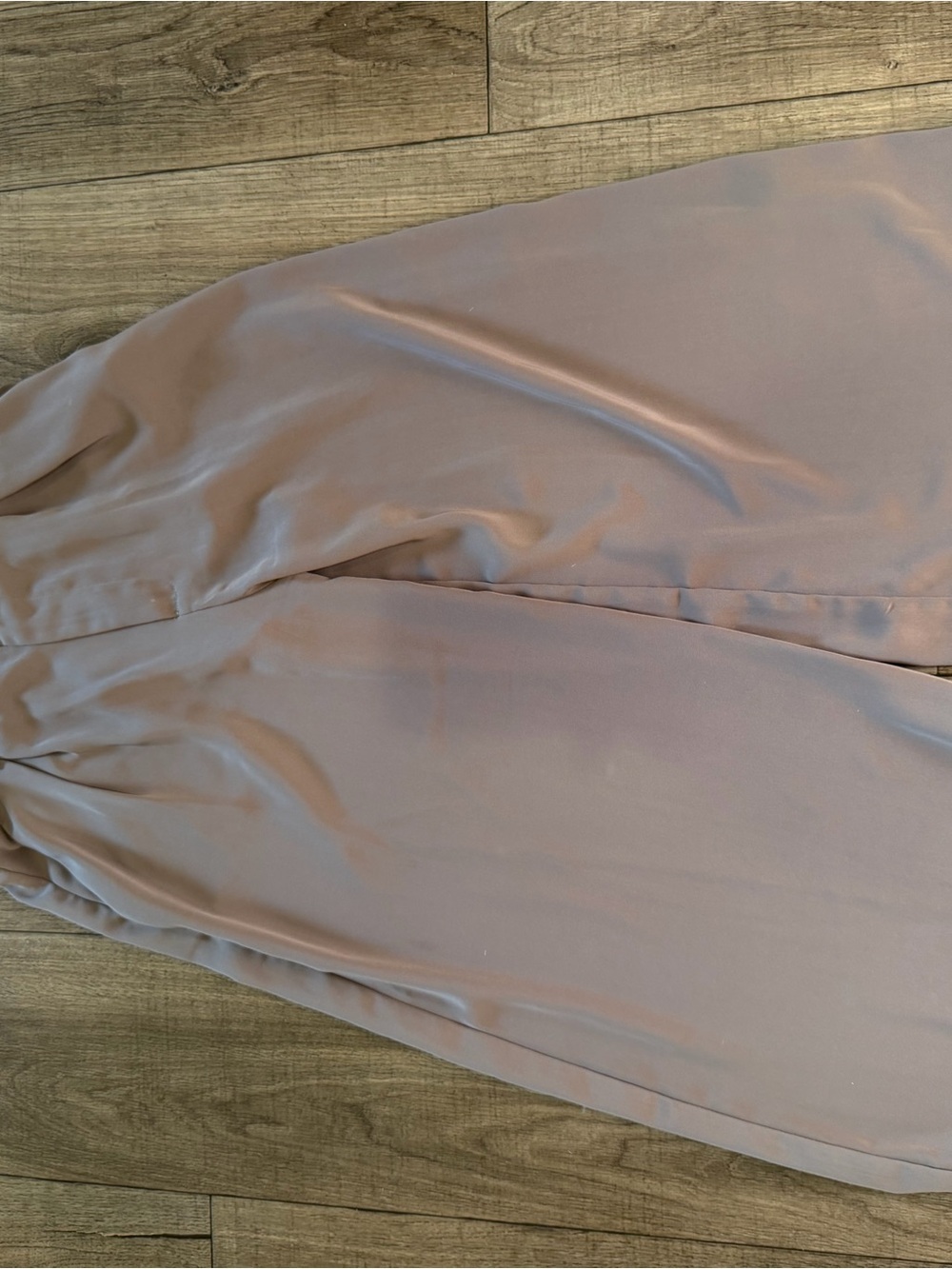 High-Rise Wide Leg Trousers in Mauve